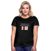 Frauen T-Shirt: Ich kaufe ein i und möchte lösen: Fick Dich - Schwarz