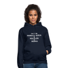Unisex Hoodie: I don´t like morning people or mornings or people - Navy