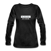 Frauen Premium Langarmshirt: My code works. Don´t ask me how. - Anthrazit