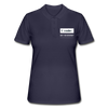 Frauen Poloshirt: I code – what’s your superpower? - Navy