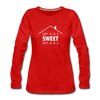 Frauen Premium Langarmshirt: Home sweet home - Rot