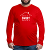 Männer Premium Langarmshirt: Home sweet home - Rot