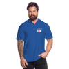 Männer Poloshirt: Ich kaufe ein i und möchte lösen: Fick Dich - Royalblau