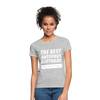 Frauen T-Shirt: The best antivirus software - Grau meliert