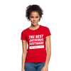 Frauen T-Shirt: The best antivirus software - Rot