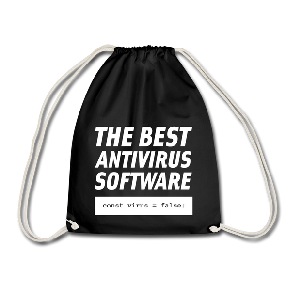 Turnbeutel: The best antivirus software - Schwarz