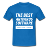 Männer T-Shirt: The best antivirus software - Royalblau
