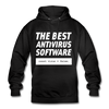 Unisex Hoodie: The best antivirus software - Schwarz