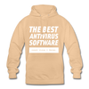 Unisex Hoodie: The best antivirus software - Beige