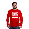 Männer Premium Langarmshirt: The best antivirus software - Rot