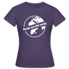 Frauen T-Shirt: Nerds run the world. - Dunkellila