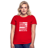 Frauen T-Shirt: Ich merk schon, Du merkst nichts. - Rot