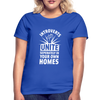 Frauen T-Shirt: Introverts unite separately in your own homes. - Royalblau