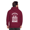 Unisex Hoodie: Introverts – We´re here. We feel uneasy and … - Bordeaux