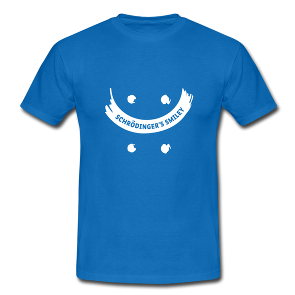 Männer T-Shirt: Schrödinger´s smiley - Royalblau
