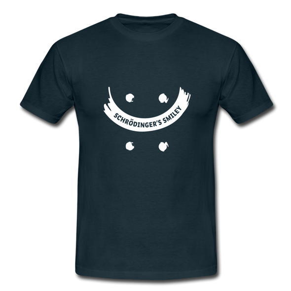 Männer T-Shirt: Schrödinger´s smiley - Navy