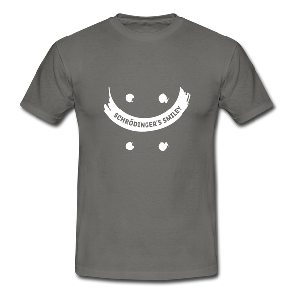 Männer T-Shirt: Schrödinger´s smiley - Graphit
