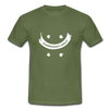 Männer T-Shirt: Schrödinger´s smiley - Militärgrün