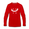 Männer Premium Langarmshirt: Schrödinger´s smiley - Rot