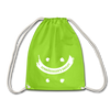 Turnbeutel: Schrödinger´s smiley - Neongrün