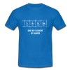 Männer T-Shirt: S Ar Ca Sm: One key element of humor - Royalblau