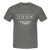 Männer T-Shirt: S Ar Ca Sm: One key element of humor - Graphit