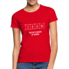 Frauen T-Shirt: S Ar Ca Sm: One key element of humor - Rot