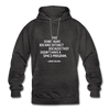 Unisex Hoodie: The dinosaurs became extinct because … - Anthrazit