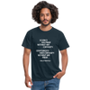 Männer T-Shirt: Science has proof without any certainty … - Navy