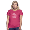 Frauen T-Shirt: Science has proof without any certainty … - Azalea