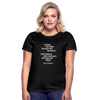 Frauen T-Shirt: Science has proof without any certainty … - Schwarz