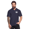 Männer Poloshirt: Darf ich Dir das Fick Dich anbieten? - Navy