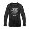 Männer Premium Langarmshirt: It’s very hard not to be condescending when … - Anthrazit