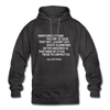 Unisex Hoodie: Sometimes I think the surest sign that intelligent life … - Anthrazit