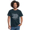 Männer T-Shirt: Sometimes I think the surest sign that intelligent life … - Navy