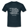 Männer T-Shirt: Sometimes I think the surest sign that intelligent life … - Navy