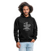 Unisex Hoodie: A person who isn’t outraged on first hearing about … - Schwarz