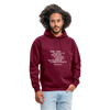 Unisex Hoodie: When science finally locates the center of … - Bordeaux