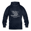 Unisex Hoodie: When science finally locates the center of … - Navy