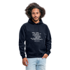 Unisex Hoodie: When science finally locates the center of … - Navy