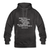 Unisex Hoodie: When science finally locates the center of … - Anthrazit