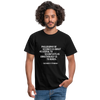 Männer T-Shirt: Philosophy of science is about as useful … - Schwarz