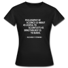 Frauen T-Shirt: Philosophy of science is about as useful … - Schwarz