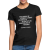Frauen T-Shirt: Philosophy of science is about as useful … - Schwarz