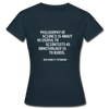 Frauen T-Shirt: Philosophy of science is about as useful … - Navy
