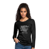Frauen Premium Langarmshirt: Philosophy of science is about as useful … - Anthrazit