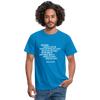 Männer T-Shirt: Nothing travels faster than the speed of light … - Royalblau