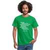 Männer T-Shirt: Nothing travels faster than the speed of light … - Kelly Green