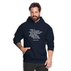 Unisex Hoodie: Nothing travels faster than the speed of light … - Navy