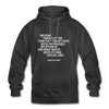 Unisex Hoodie: Nothing travels faster than the speed of light … - Anthrazit